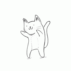 Cat dancing