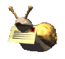 Snail with a letter