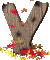 leaves V letter