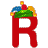 funny R letter