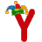 funny Y letter