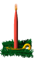 Red candle