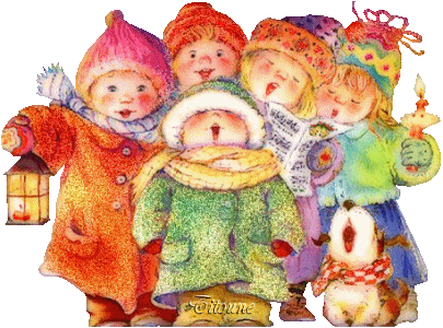 Children singing carols