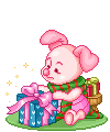 Baby Piglet Christmas gift