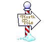 North Pole sign