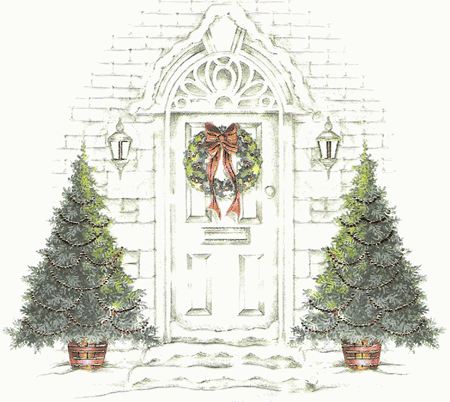 Christmas door