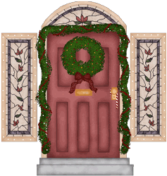 Christmas door
