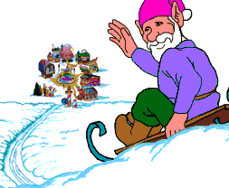 Elf on a sled