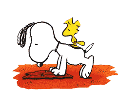 Woodstock and Snoopy
