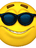 3D Smiley with Sunglasses