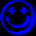Animated Blue Smiley