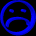 Blue Sad Smiley