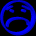 Blue Smiley Sad