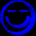 Happy Blue Smiley