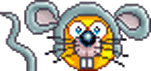 Mouse disguised smiley