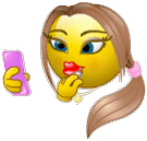 Female smiley makeup