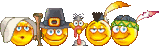 Thanksgiving smilies