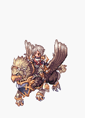 Royal Guard on gryphon