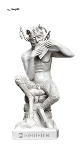 Faun statue