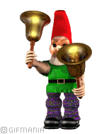Gnome with bells