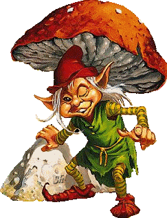 Hobgoblin under mushroom