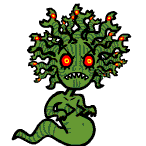 Cartoon Medusa