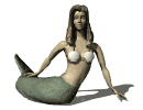 Mermaid sitting