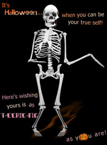 Dancing skeleton