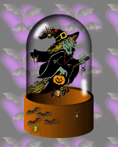 Halloween Snow Globe