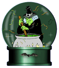 Halloween witch Snow Globe