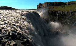 Huge water fall