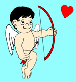 Cupid Shooting Arrow