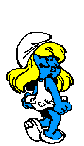 Smurf girl in Love