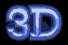 Blue 3D word
