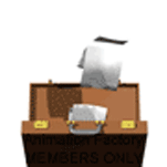 Briefcase with documents