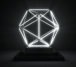 Lighted polygon