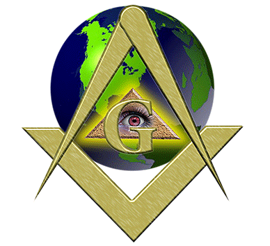 Masonic logo with eye of providence