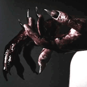 Bloody monster claws