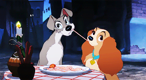 Lady and the Tramp spaghetti 
