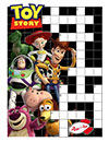 Toy Story crossword puzzle activity page
