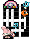 Gumball crossword puzzle activity page