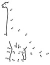 Connect the dots of brachiosaurus